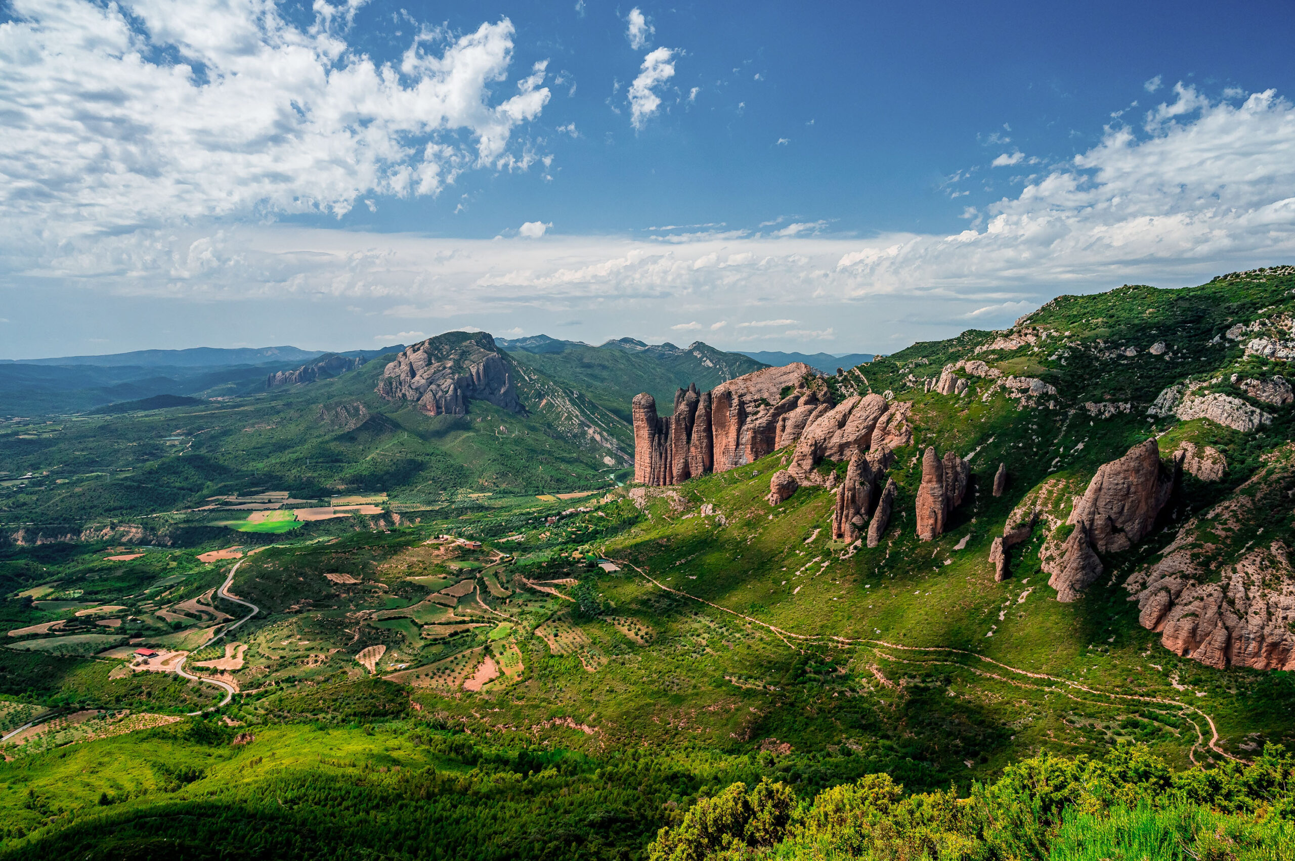 Panorámica Mallos de Riglos - Huesca